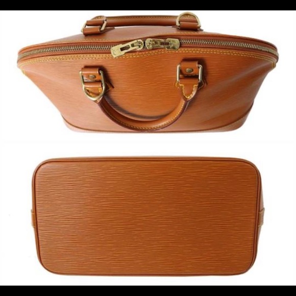 Alma Epi Satchel gold cipango leather. - Picture 5 of 10